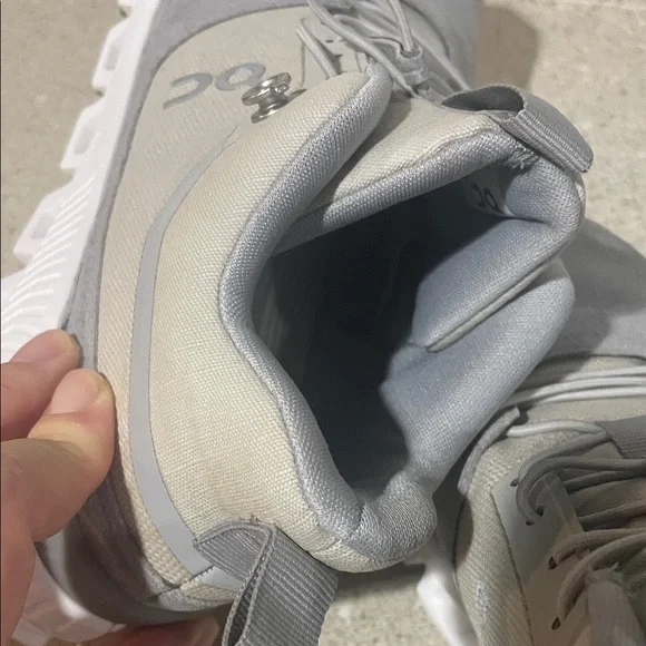 On Running women Gray and White Athletic Shoes - Picture 14 of 15